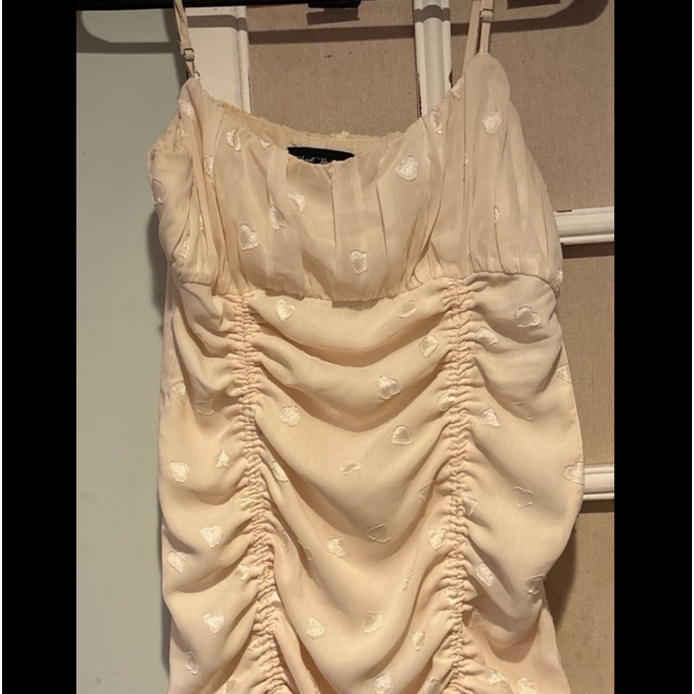 Hazel Boutique Cream Mini Dress